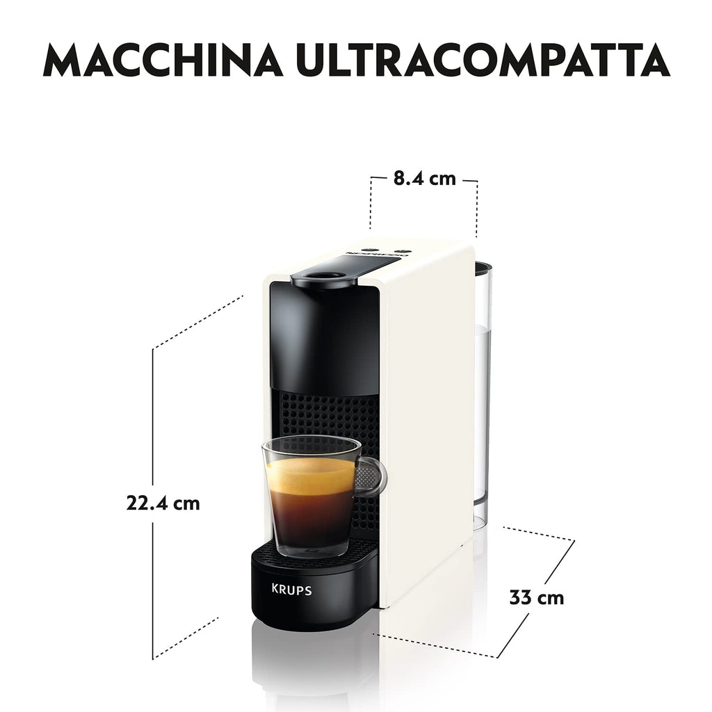 Cafetière à Capsules Manuelle 0,6 L | Expresso & Lungo | Noir/Blanc | XN110110