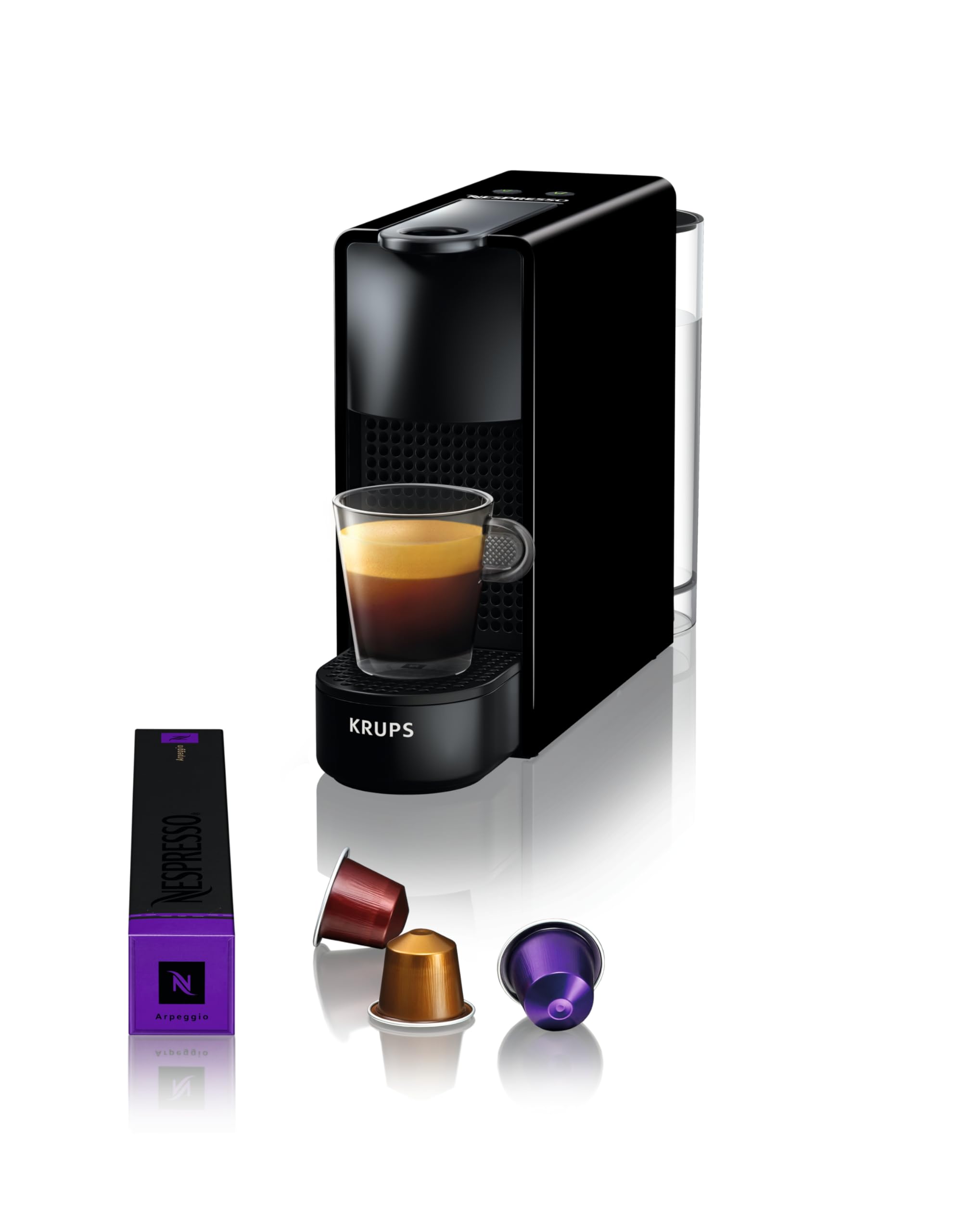 Machine à Café Capsules Compacte | 19 Bars | Expresso & Lungo | Noir | YY2910FD