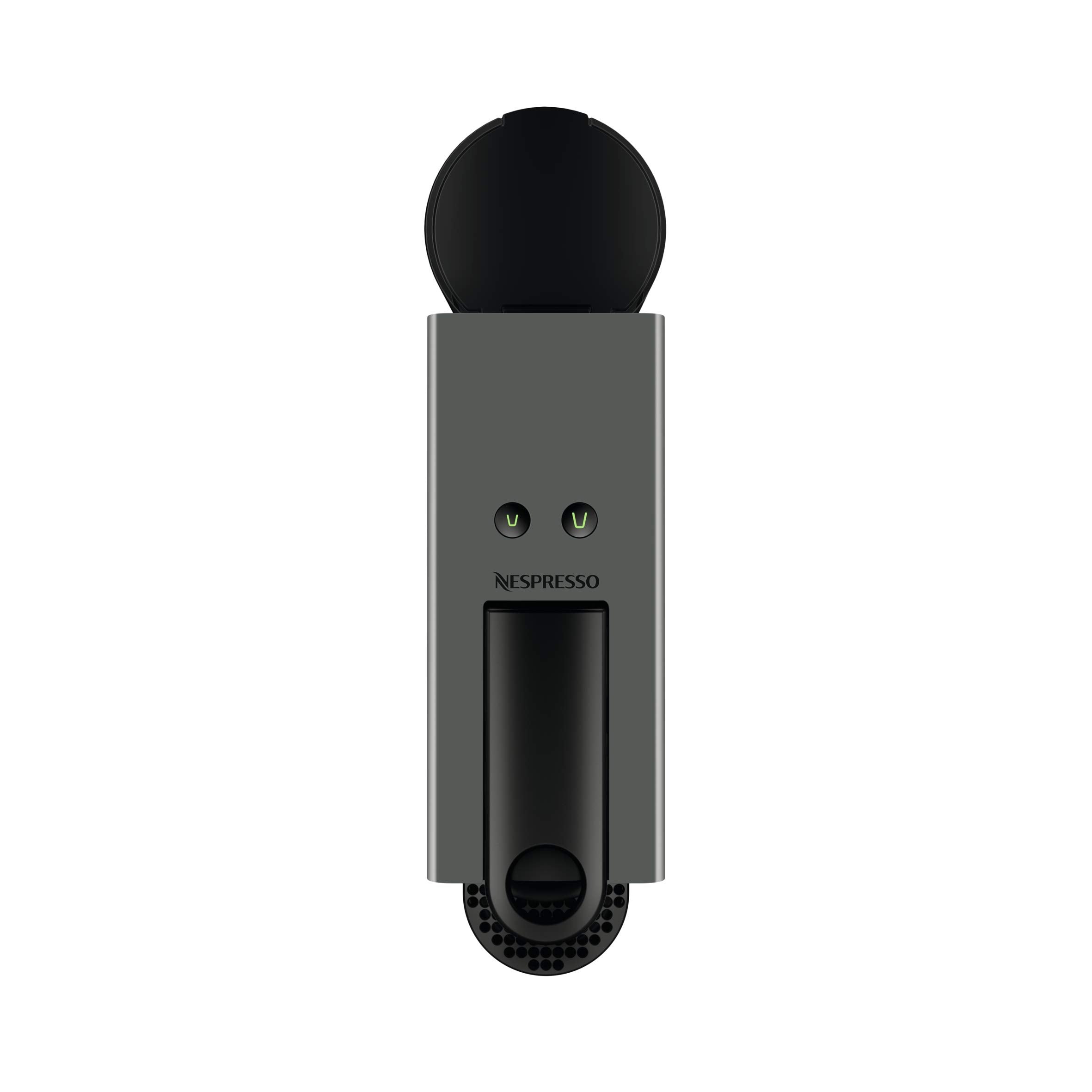 Machine à Café Capsules Mini 0,6 L | 19 Bars | Éco Énergie | Noir/Gris | XN110BRD
