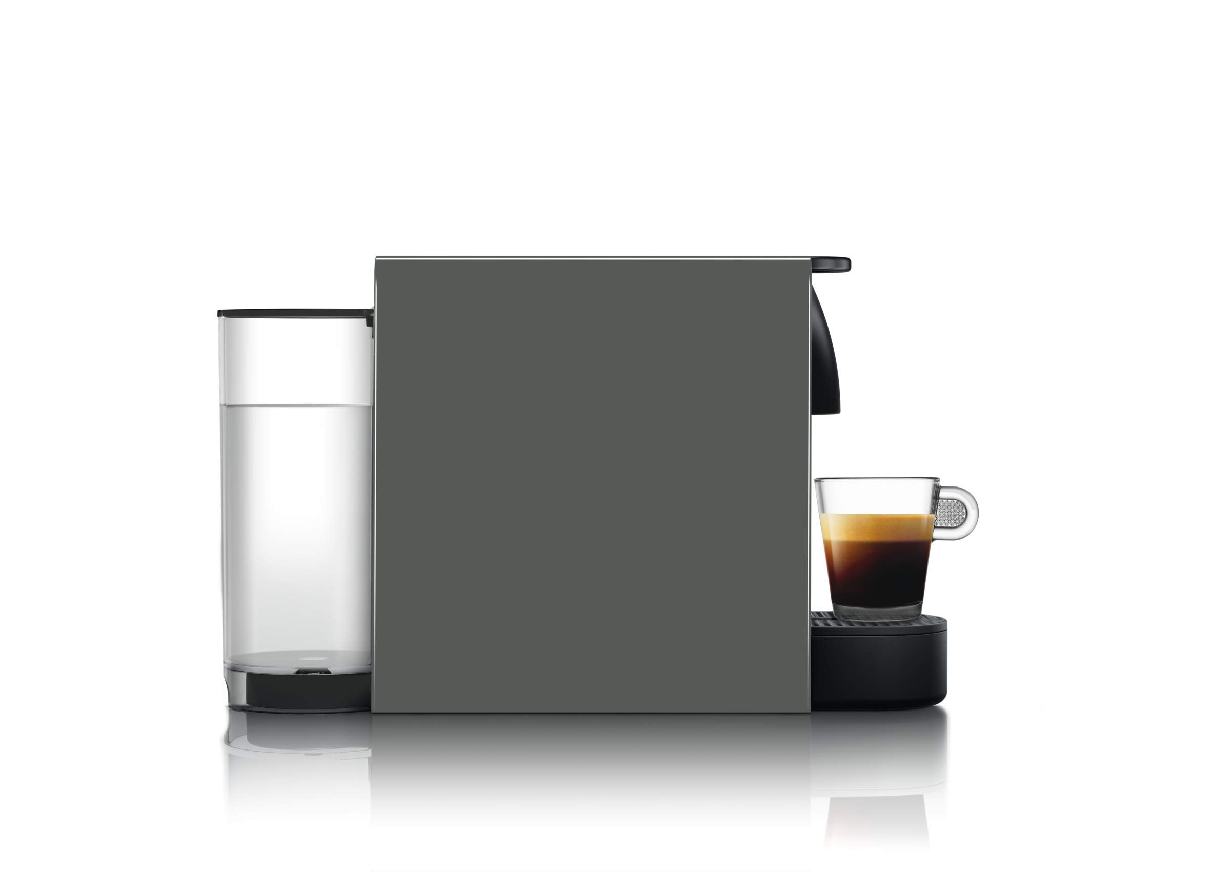 Machine à Café Capsules Mini 0,6 L | 19 Bars | Éco Énergie | Noir/Gris | XN110BRD