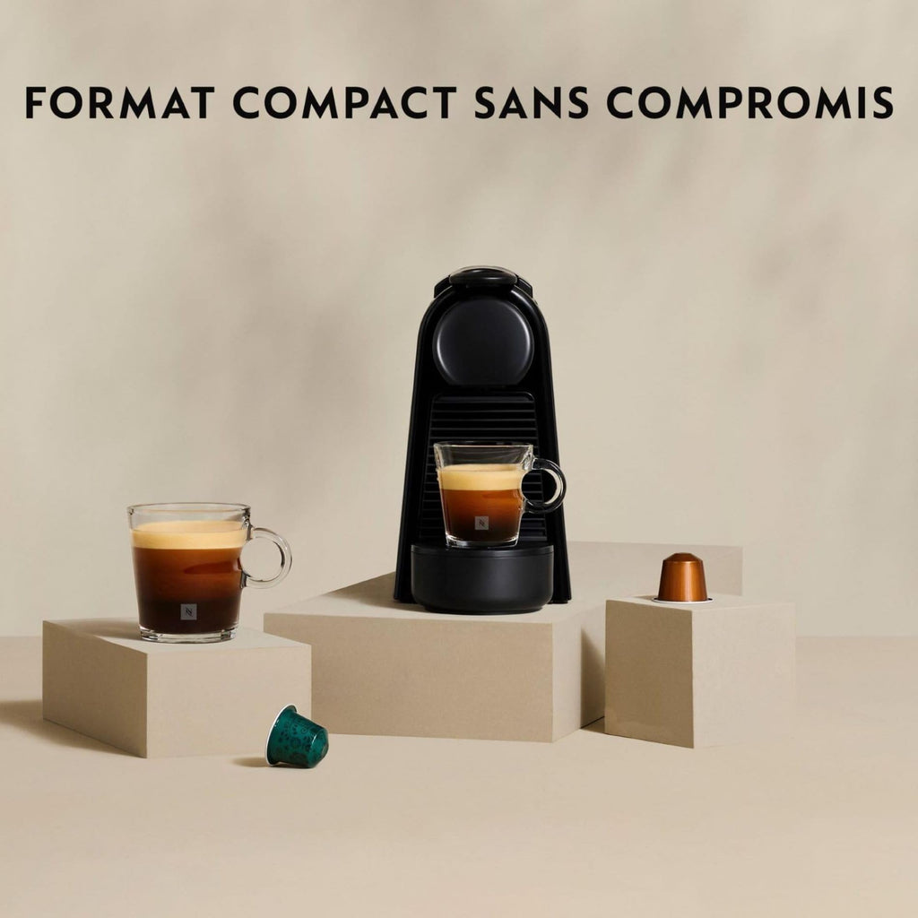 Machine à Café à Capsules Compacte | 19 Bars | Arrêt Auto | Rouge Rubis | EN85.R