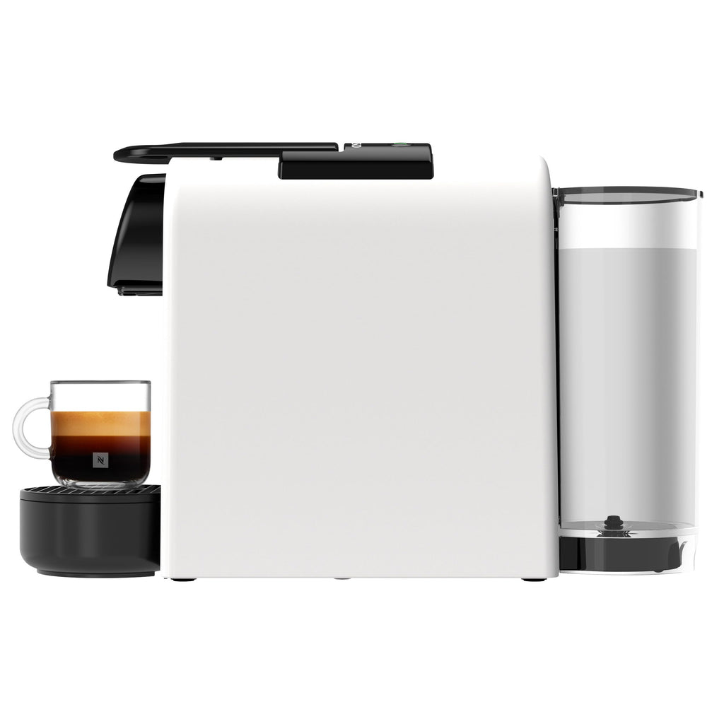 Machine à Café Automatique Monotasse | 19 Bars | Kit Bienvenue | Blanc Mat | EN85.WMT