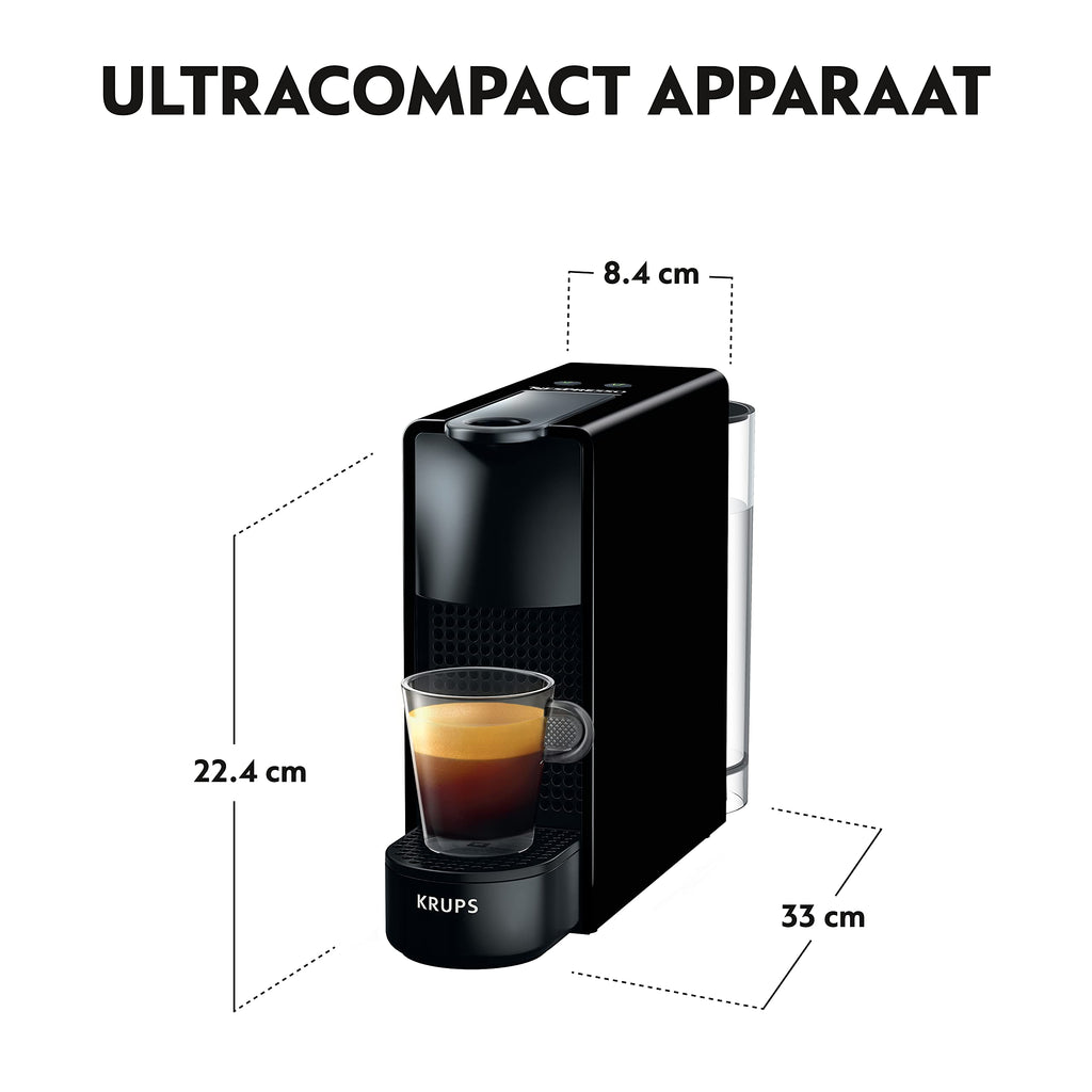 Cafetière à Capsules Compacte | Expresso & Lungo | Noir | XN110810