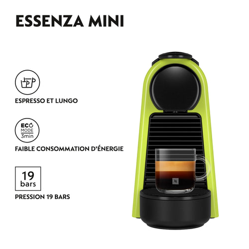 Machine à Café à Capsules + Kit Bienvenue | 19 Bars | Citron Vert | EN85.L