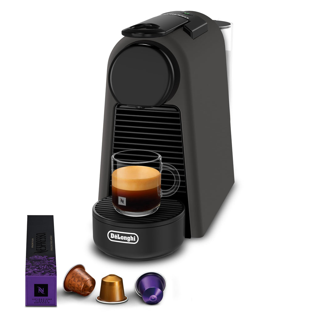 Machine à Café Capsules Compacte + Kit de Bienvenue | 19 Bars | Noir Mat | EN85.BKMT